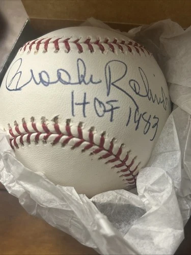 Brooks Robinson (Inscriptions) Signed Baseball Autograph Auto. HOF 1983