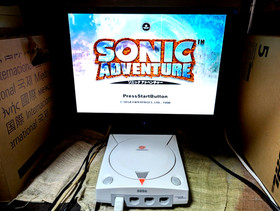 SEGA Dreamcast Console Puru Puru Pack Sonic Adventure Japan Box Manual