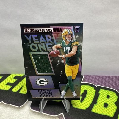 Michael Pratt 2024 ROOKIES & STARS YEAR ONE ROOKIE PATCH CARD #YO-MPT PACKERS
