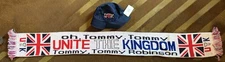UTK UNITE THE KINGDOM TOMMY ROBINSON FREEDOM OF SPEECH LONDON scarf &bucket hat 