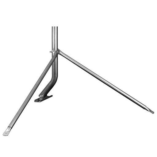Treppiede In Metallo Per Starlink Gen 3 | Regolabile Da 2 A 4 Piedi | Supporto Pesante Per Antenna Parabolica | Adattatore Tubo Incluso | Montaggio Stabile Per Esterno | Nero - 2