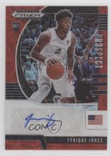 2020 Panini Prizm Draft Picks Prospect Choice Red 18/88 Tyrique Jones Auto 2r7