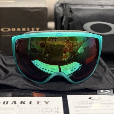Oakley Flight Tracker M Jade Iridium Ski Goggles