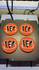 Cincinatti Bengals coasters with coaster set