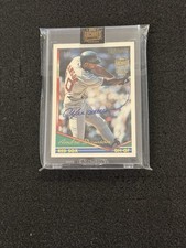 2021 Topps Archives #595 Andre Dawson 1994 Topps Gold Buyback Auto 1/1  HOF