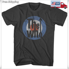 The Who Circle Logo Roger Daltrey Classic British Rock Band Graphic T-Shirt