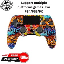 Bluetooth Wireless Game Controller for PS4 Console Dual Vibration Gaming Pad