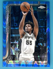 Harrison Ingram (/150) 2025-26 Topps Chrome - Blue RayWave Refractor #222