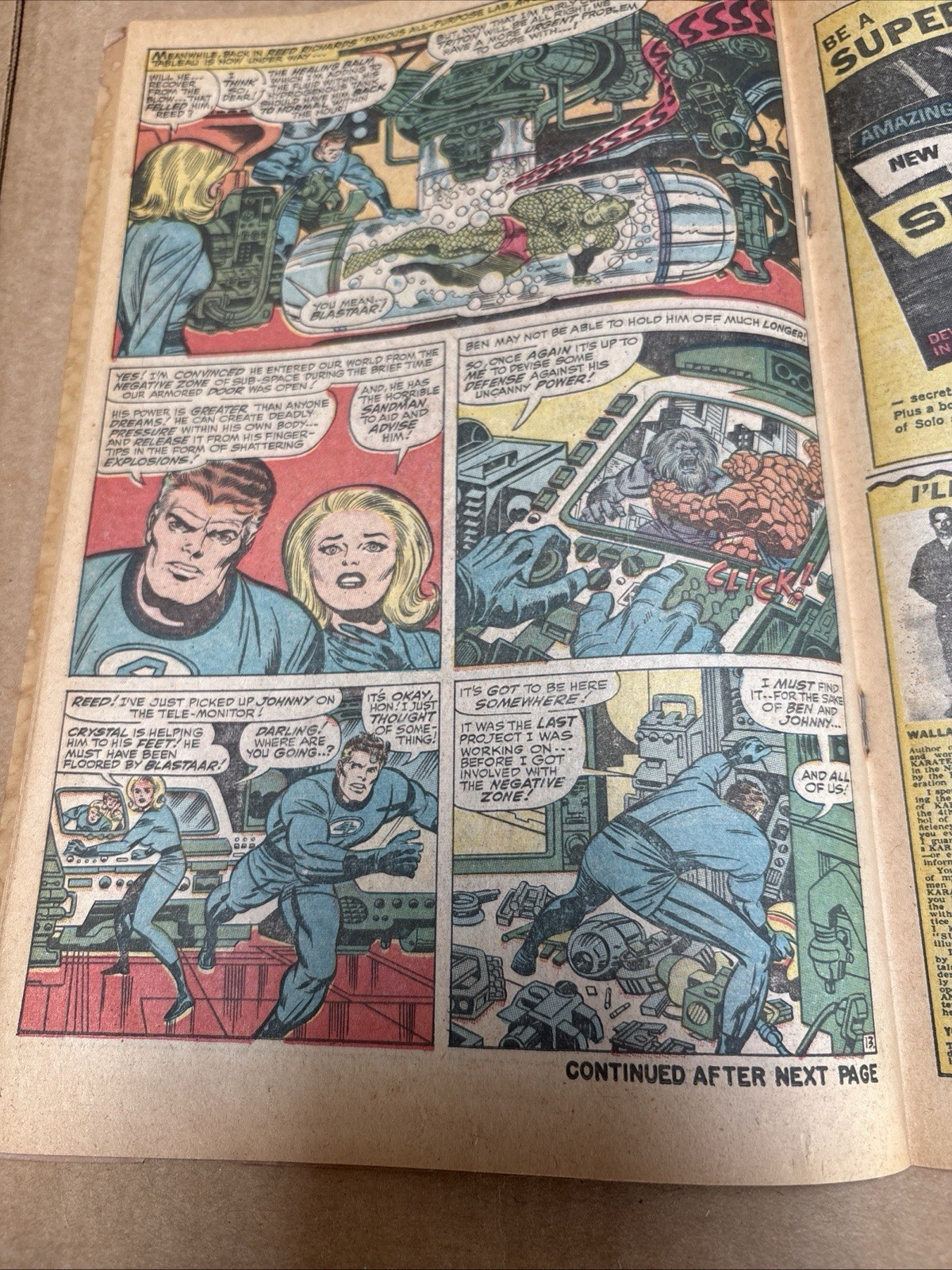 FANTASTIC FOUR #63 COMIC (1967, Marvel) features Blastaar and Sandman