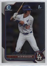 2022 Bowman Draft Chrome Nick Biddison #BDC-165 0b3