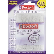 The Doctor's BrushPicks Interdental Toothpicks 275 Picks