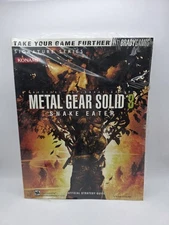 Metal Gear Solid 3 Snake Eater Brady Games Official Strategy Guide W Poster