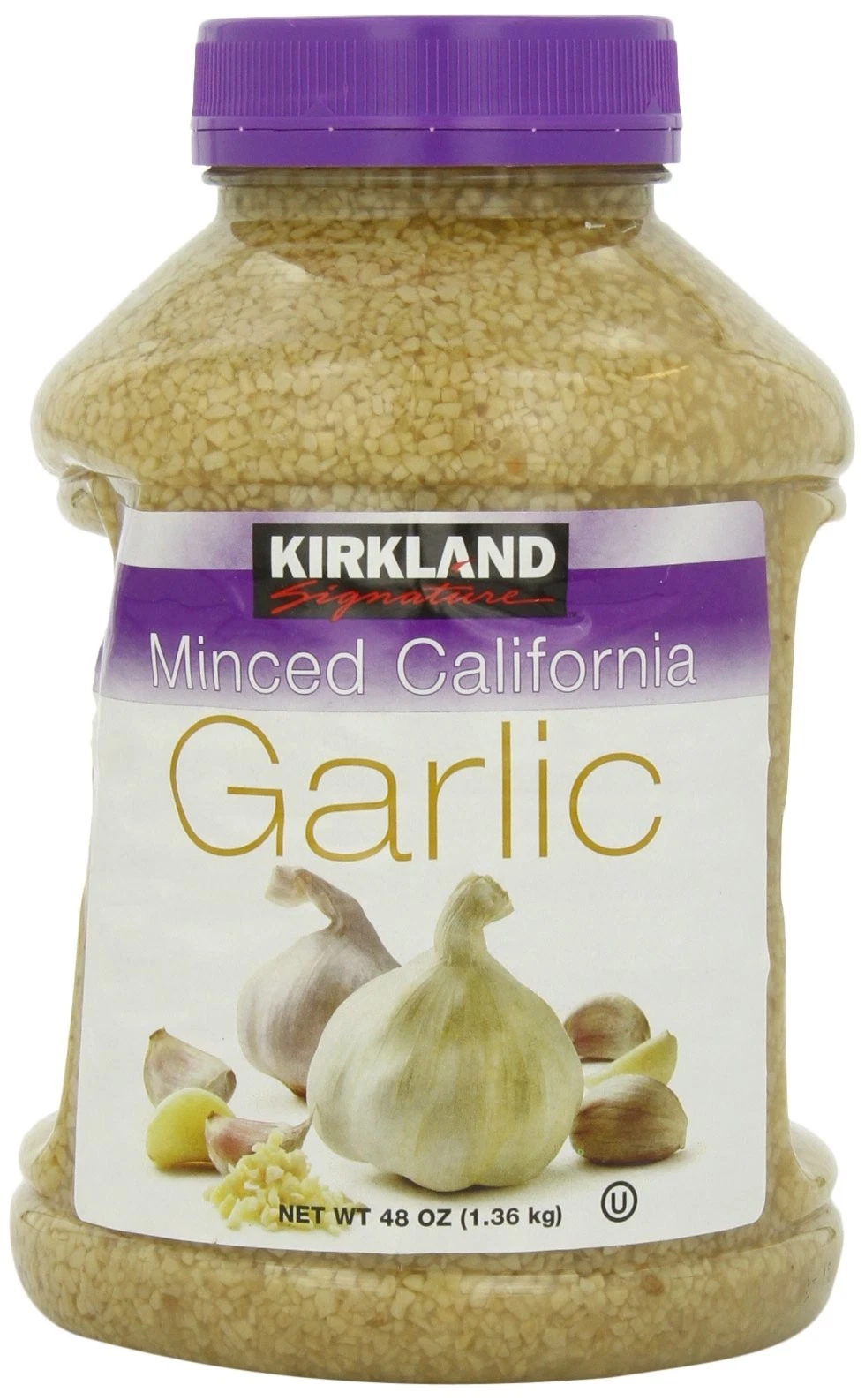 Kirkland Signature Minced California Garlic, 3 Pound 3 (Pack of 2)