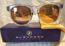 Blenders Polarized Sunglasses H Series Pacific Grace Blue Pink Mirrored Round