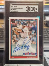 2026 Topps Wade Boggs 1991 Design Auto 91A-WB SGC 10/10