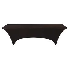 Stretch Fitted Table Cover, 96 In. W,  16531