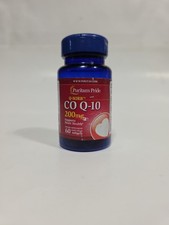 Puritan's Pride Q-SORB CO Q-10 200 mg - 60 Rapid Release Softgels Caps Exp 11/27