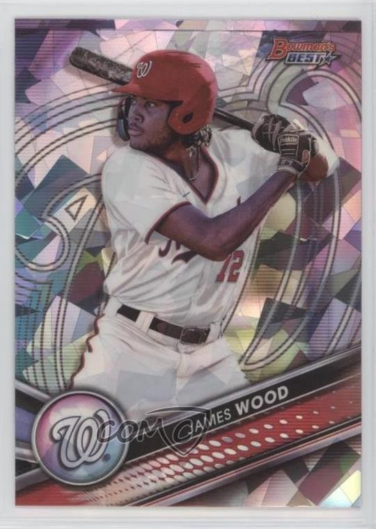2022 Bowman's Best Top Prospects Atomic Refractor James Wood #TP-7 02td