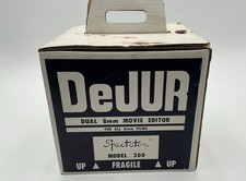 Dejur dual 8mm Movie Editor Spectator Model 300 With Original Box