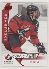 2019 Upper Deck Team Canada Juniors Exclusives 219/250 Peyton Krebs #73 z6b