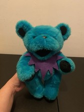 VINTAGE 90s GRATEFUL DEAD Dancing Bear TEAL Plush Moving Limbs STEVEN SMITH 1990