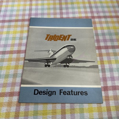 Hawker Siddeley Trident 2E Design Features Advertising Brochure
