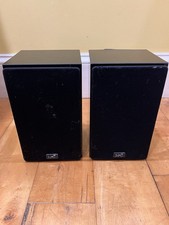 Lot of 2 NHT Super Zero A450 Bookshelf Speakers Piano Black 8 Ohm 100W
