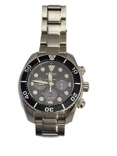 SEIKO PROSPEX DIVERSE Solar Wristwatch Analog Stainless BLK SLV SS V192 0AD0