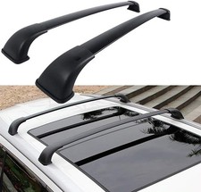  Roof Rack Cross Bars Compatible with Toyota Highlander Roof Rack Aluminum Black