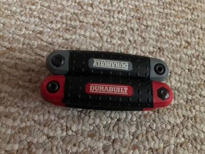 #ad Durabuilt Hex Keys Combo Set with Rubberized Comfort Grip SAE and Metric $16.50