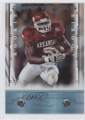 2008 Prestige Rookie Draft Picks Light Blue 937/999 Darren McFadden #124 0a2