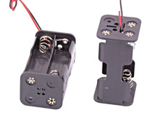 4 Pack 4 Slot AA Battery Pack Holder 6V w Leads Arduino LED Projects