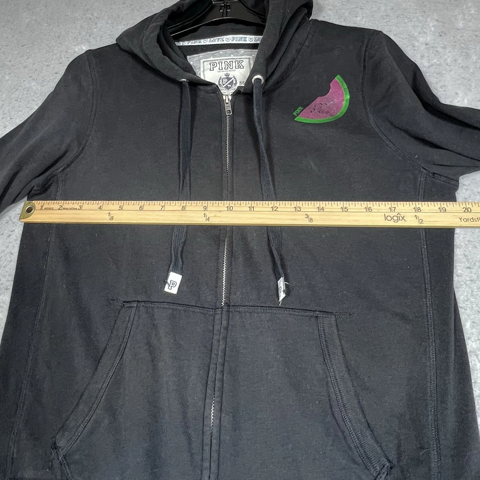 UNDERCOVER Felpa Victoria's Secret Large Is It Hot Here Or Is Just ROSA con cappuccio