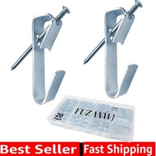 20 pcs Heavy Duty Picture Hooks, Professional Picture Hangers Support up to 1...