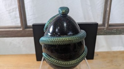  Halloween ''Don't Tread On Me'' Snake Wrapped Around Egg Container Box
