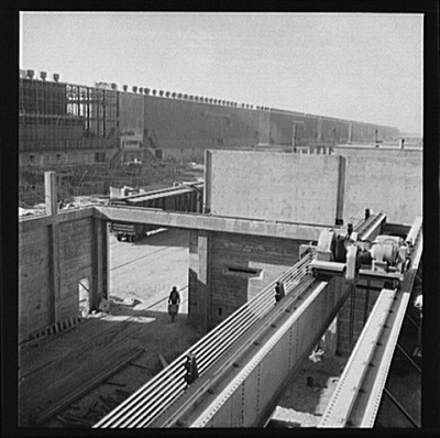 Las Vegas, Nevada. Buildings being constructed at the huge Basic Magnesium