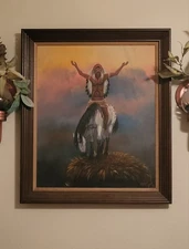 " THE STAND " Edward Two Bulls 1970