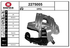 Bremssattel Hinten Links Bosch-System für Opel Astra G F70 Cabrio T98 98-05