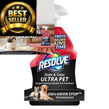 Resolve Ultra Pet Carpet Cleaner Spray   for 32 Ounce Pack of 1 , yellow