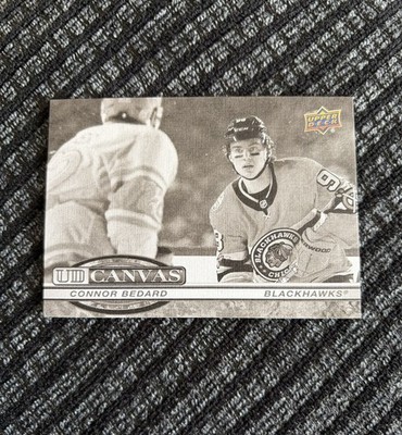 Connor Bedard 2025-26 Upper Deck UD Canvas #C-58 Black & White 