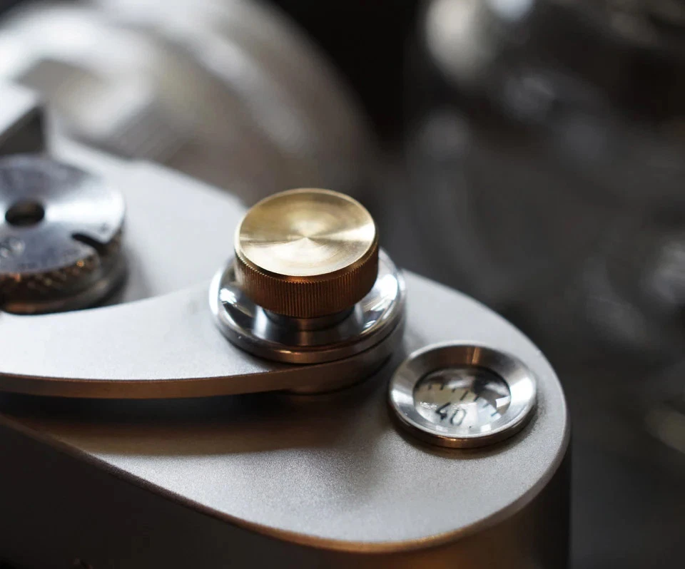 NANIGASHI Camera Shutter Release Button Brass Base finish Large Made in Japan L - Image 3 of 4