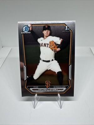 2026 Topps Bowman Chrome Argenis Cayama 1st Bowman Chrome Giants Prospect BCP114
