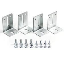 Garage Door Track Jamb Bracket J6, 4 Pack Garage Door Track Bracket, Heavy Du...