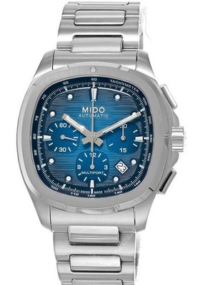 Mido Multifort TV Chronograph 42mm Blue Dial Men's Watch M049.527.11.041.00