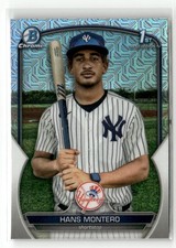 2023 Bowman Chrome #BCP-173 Hans Montero Prospects Mojo Refractor 1ST RC ROOKIE