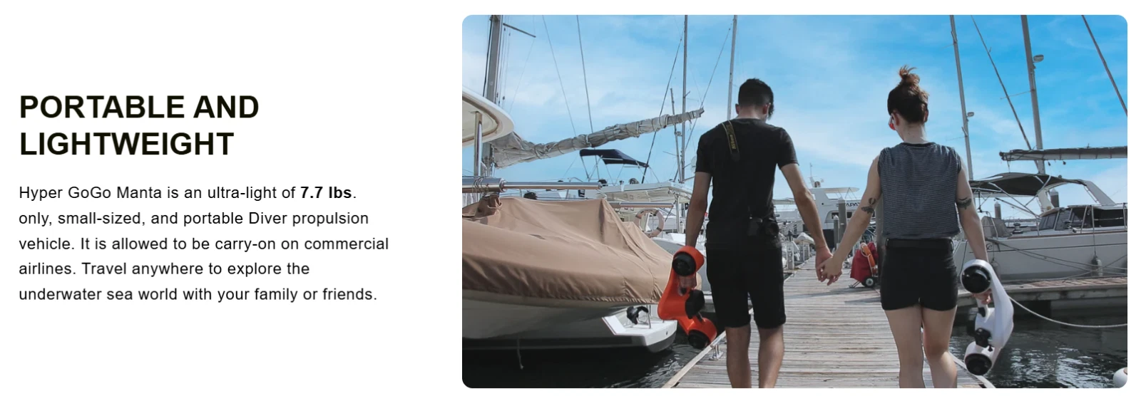 Manta Sea Scooter Unterwasserscooter Aqua Seascooter Unterwasser Tauchjet - 第 12/24 张图片