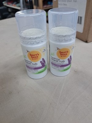 2 Pack: Burts Bees Soothing Chest Rub w/ Lavender & Eucalyptus 1 oz. FREE SHIP!!