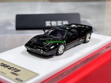 GB DMH 1:64 Black 1984 288 GTO Racing Sports Model Diecast Resin Car