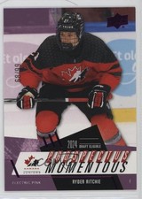 2024 Upper Deck Team Canada Juniors Electric Pink /99 Ryder Ritchie #PM-36 1tb6