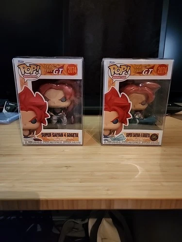 Funko Pop! Vinyl: Dragon Ball GT Super Saiyan 4 Gogeta #2074 Glow Chase Bundle